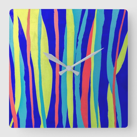 Horloge Carrée Surf's Up Wall Clock (Recto)