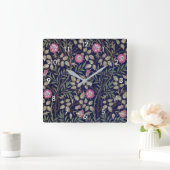 Horloge Carrée Sweet Briar, William Morris (Maison)