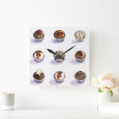 Horloge Carrée Sweet cup (Maison)