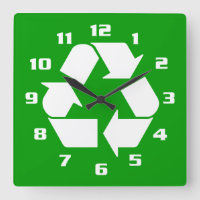 SYMBOLE DE RECYCLAGE BLANC COOL POUR UNE PLANÈTE V