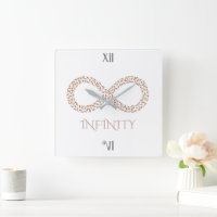 Symbole Infini Feuille Élégante Minimaliste