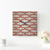 Horloge Carrée Symétrie spectrale VI (Maison)