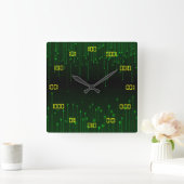 Horloge Carrée Système binaire très Cool et créatif (Maison)