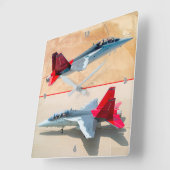 HORLOGE CARRÉE T-7A RED HAWK (Angle)