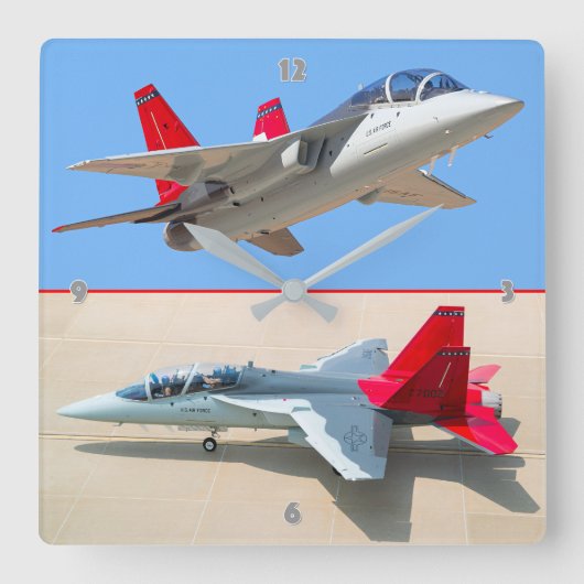 HORLOGE CARRÉE T-7A RED HAWK (Recto)