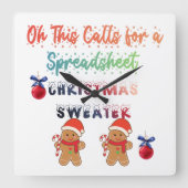 Horloge Carrée T-Shirt (Recto)