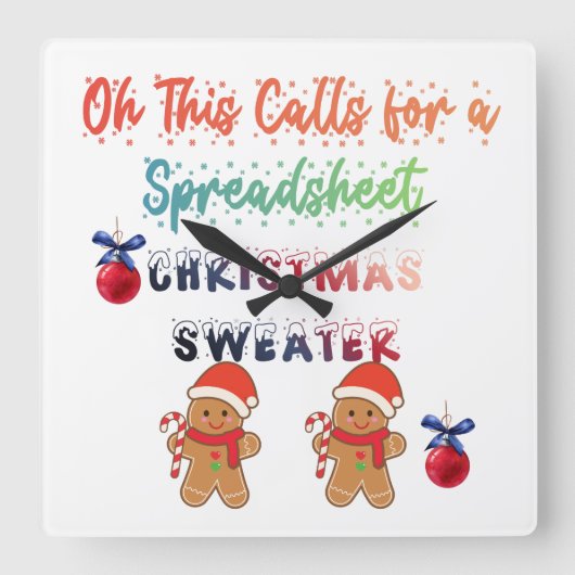 Horloge Carrée T-Shirt (Recto)