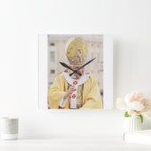 Horloge Carrée T-shirt du pape Benoît XVI (Maison)