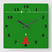 Horloge Carrée Table Snooker (Recto)