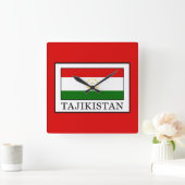 Horloge Carrée Tadjikistan (Maison)