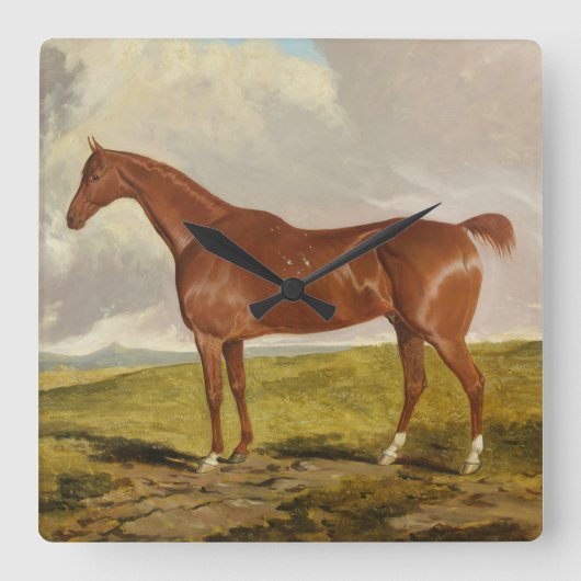 Horloge Carrée Talisman, vers 1840 (Recto)