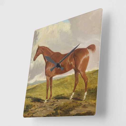 Horloge Carrée Talisman, vers 1840 (Angle)