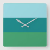 Tanager Turquoise, Teal Bleu et Kelly Vert Horiz