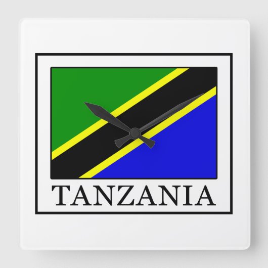 Horloge Carrée Tanzanie (Recto)
