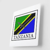 Horloge Carrée Tanzanie (Angle)