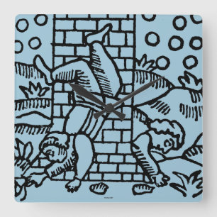 Horloge Carrée Tarot Card