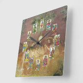 Horloge Carrée Tarot Cards Fortune (Angle)