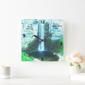 Horloge Carrée TAUGHANNOCK TOMBE À L'horloge ITHACA (Maison)