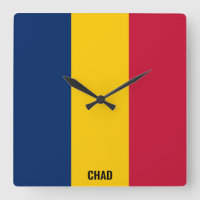 Tchad Drapeau éblouissant patriotique