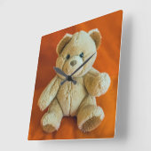 Horloge Carrée Teddy bear (Angle)