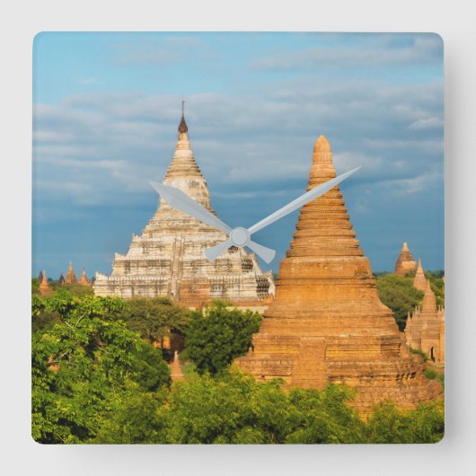 Horloge Carrée Temples et pagodes antiques | Bagan (Recto)