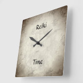 Horloge Carrée Temps de Reiki (Angle)