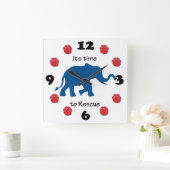 Horloge Carrée Temps de secours (Maison)