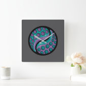 Horloge Carrée Tentacle Yin Yang (Maison)