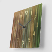 Horloge Carrée Tentures de ton (Angle)