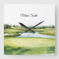Terrain de golf avec votre nom