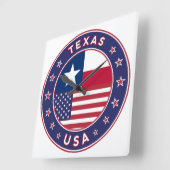 Horloge Carrée Texas (Angle)