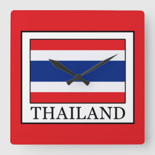Horloge Carrée Thaïlande
