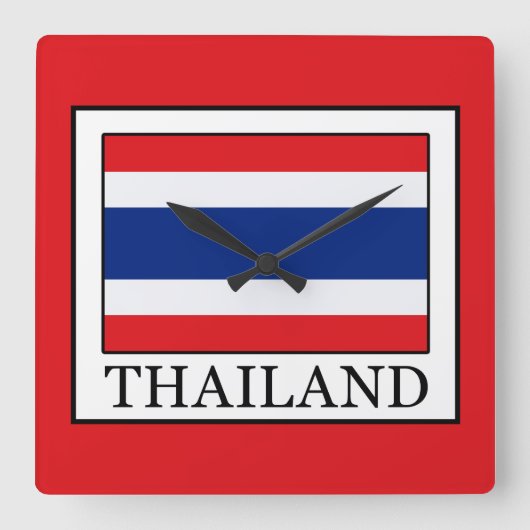 Horloge Carrée Thaïlande (Recto)