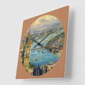 Horloge Carrée The Bay (Angle)