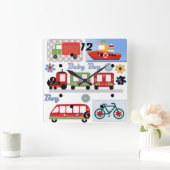 Horloge Carrée The Boy (Maison)