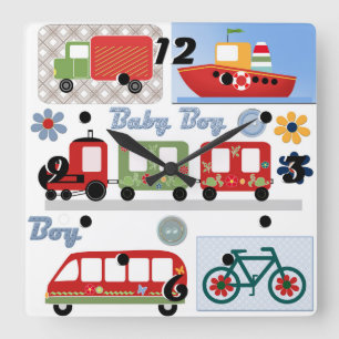 Horloge Carrée The Boy