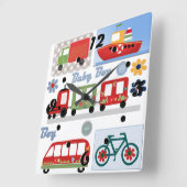 Horloge Carrée The Boy (Angle)