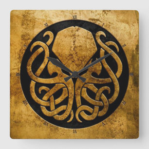 Horloge Carrée The Cthulhu Hungry