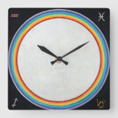 Horloge Carrée The Dove, No.14. par Hilma af Klint (Recto)