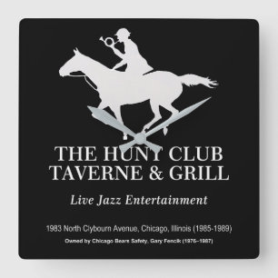 Horloge Carrée The Hunt Club Taverne & Grill, Chicago, IL