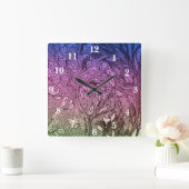 Horloge Carrée The Living Tree (Maison)