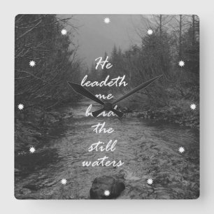 Horloge Carrée The Still Waters