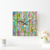 Horloge Carrée The Sunny Days Wall Clock (Maison)