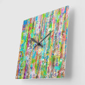Horloge Carrée The Sunny Days Wall Clock (Angle)