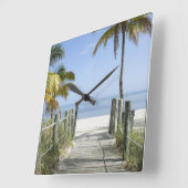 Horloge Carrée This to paradise (Angle)