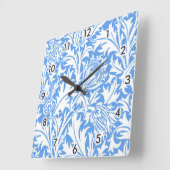 Horloge Carrée Thistle, William Morris (Angle)