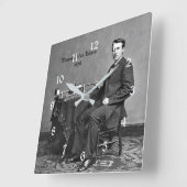 Horloge Carrée Thomas Alva Edison, 1878 (Angle)