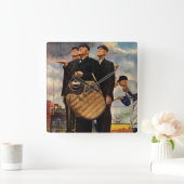 Horloge Carrée Three Umpires (Maison)