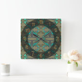 Horloge Carrée Thunderbird (Maison)