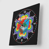 Horloge Carrée Ticino Suisse Svizzera Svizra (Angle)